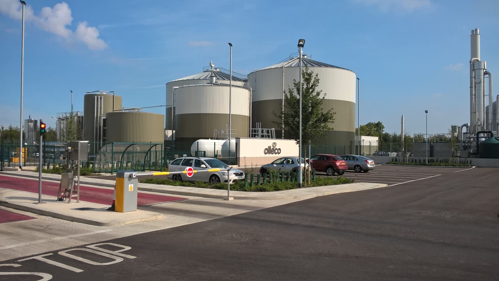 Olleco Aylesbury anaerobic digestion facility and process tanks